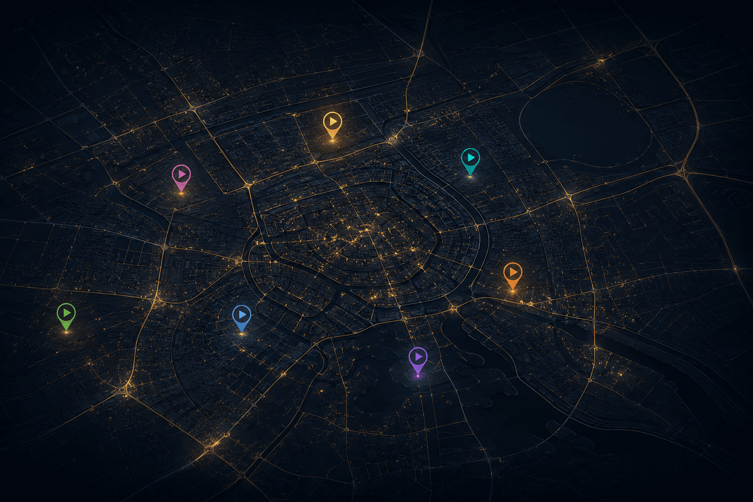 Map preview of the city